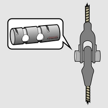 Load pin for towing or hoisting devices